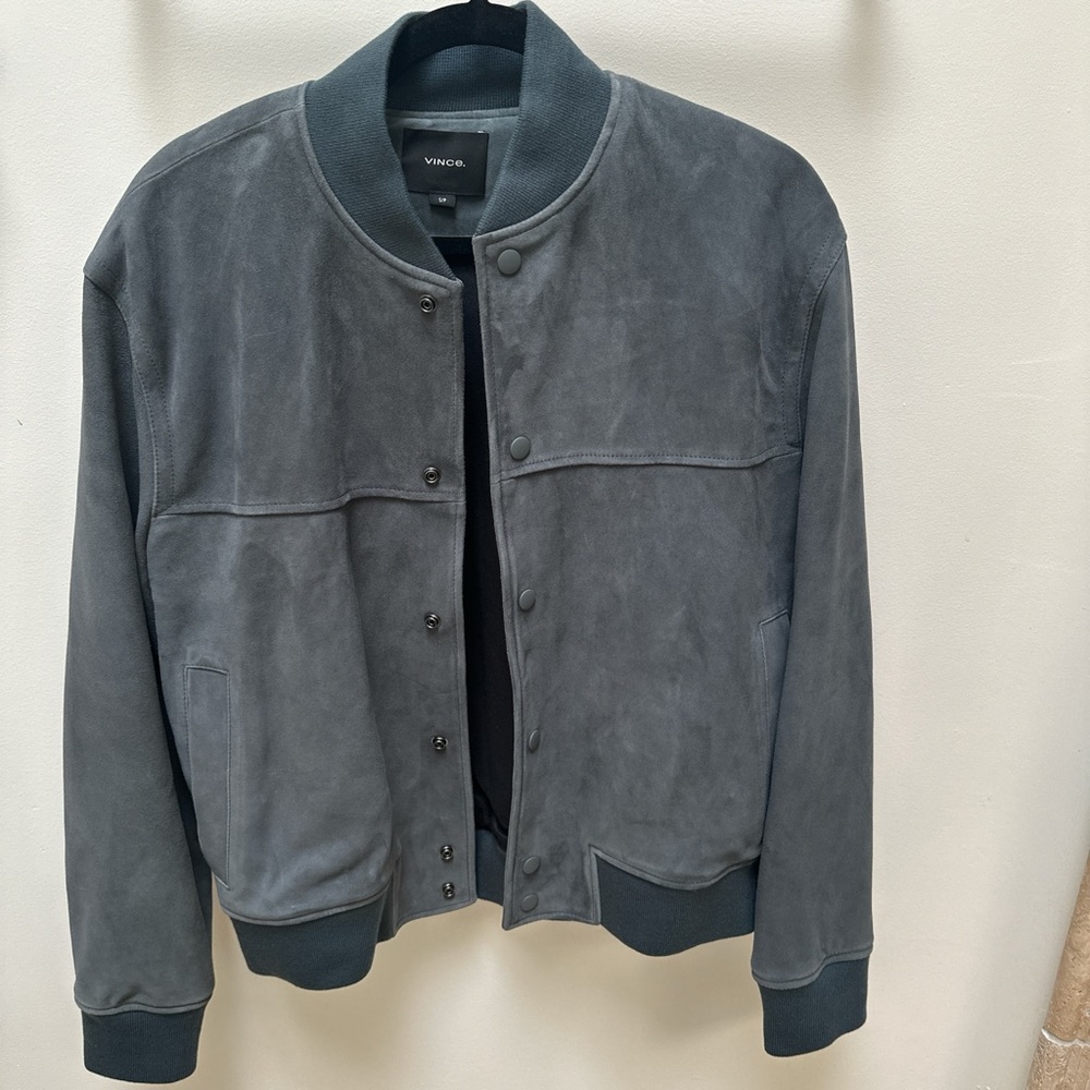 NWT Men’s Vince Suede Leather Jacket Size Small
